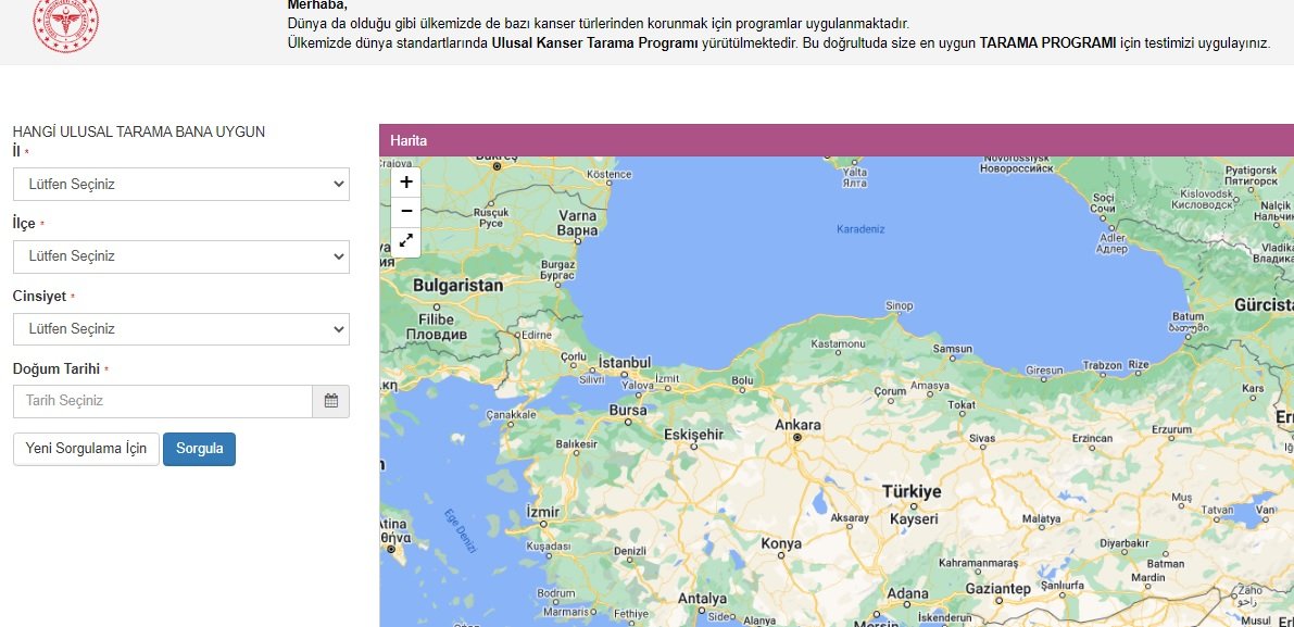 Hangi ulusal tarama bana uygun